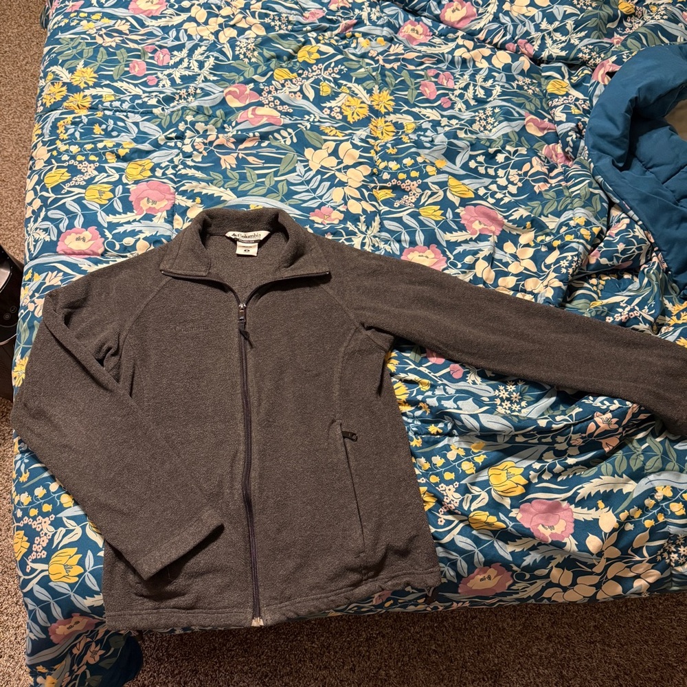Columbia Charcoal Full-Zip Jacket